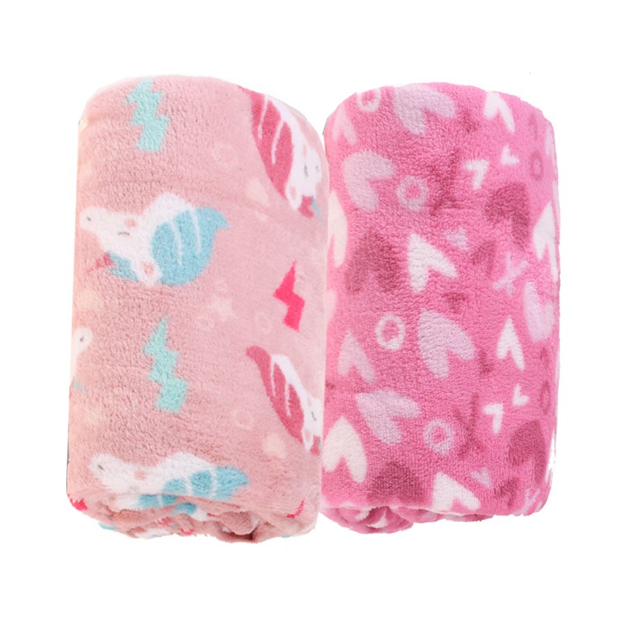 Manta Hipertextil Rosa para Cães e Gatos